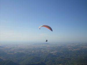 Paragliding in Algodonales in the freetime program of the Spanish course