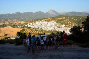 Hiking on the first day of the Spanish course