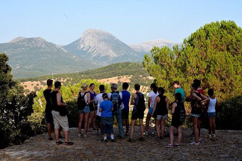Hiking to the viewpoint of Prado del Rey on the first day of the Spanish course