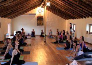 Yoga practice in the Spanish and Yoga program