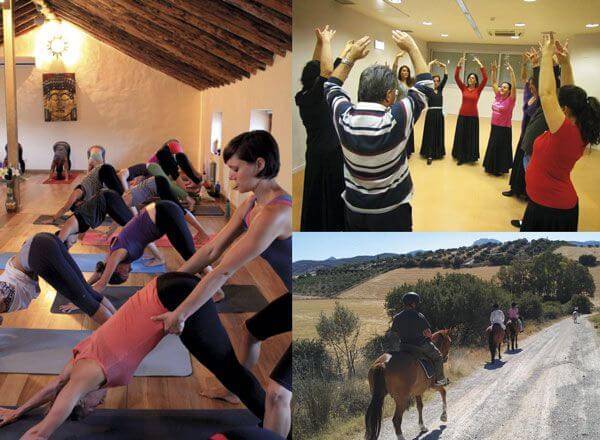 Spezialpakete Spanisch + Spanischkurs und Yoga, Spanischkurs und Flamenco, Spanischkurs und Reiten, Spanischkurs und Wandern