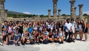Trip to the roman ruins in Bolonia and Baelo Claudia with the students
