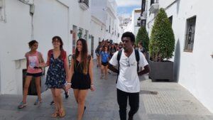 Trip with the lanuage students from Prado del Rey to Vejer de la Frontera