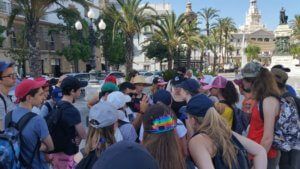 Trip with the spanish language students from Prado del Rey to Cadiz
