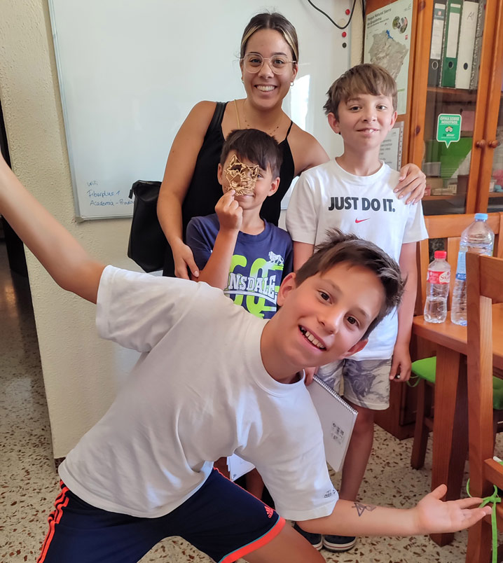 Spanish course for children in Spain in the summer holidays vacations